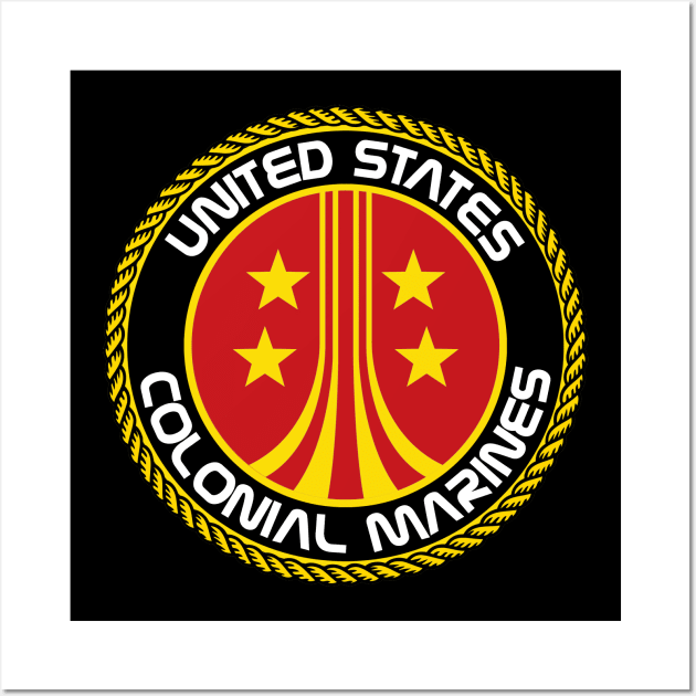 USCM Seal V2 Wall Art by PopCultureShirts